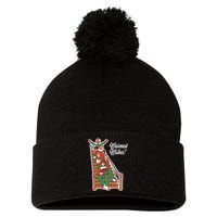 Warmest Wishes Holiday Pom Pom 12in Knit Beanie