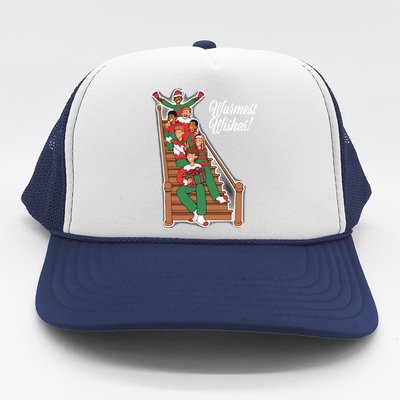 Warmest Wishes Holiday Trucker Hat