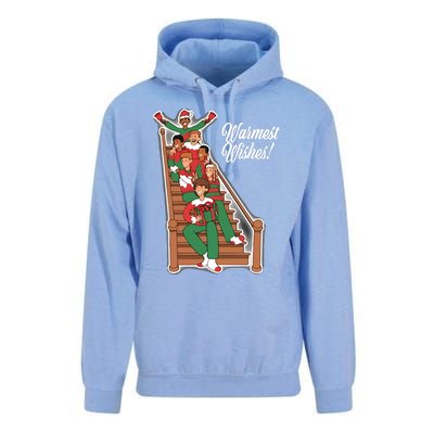 Warmest Wishes Holiday Unisex Surf Hoodie