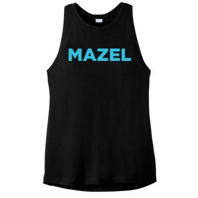 Watch What Happens Live Mazel Hooded Gift Ladies PosiCharge Tri-Blend Wicking Tank