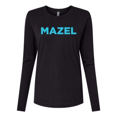 Watch What Happens Live Mazel Hooded Gift Womens Cotton Relaxed Long Sleeve T-Shirt