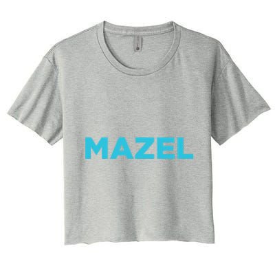 Watch What Happens Live Mazel Hooded Gift Women's Crop Top Tee