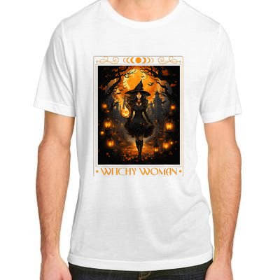 Witchy Woman Halloween Womens Witchcraft Witch Wicca Gothic Adult ChromaSoft Performance T-Shirt