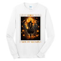 Witchy Woman Halloween Womens Witchcraft Witch Wicca Gothic Tall Long Sleeve T-Shirt