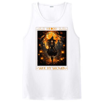 Witchy Woman Halloween Womens Witchcraft Witch Wicca Gothic PosiCharge Competitor Tank