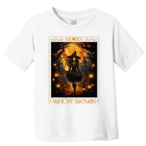 Witchy Woman Halloween Womens Witchcraft Witch Wicca Gothic Toddler T-Shirt