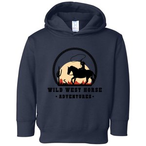 Wild West Horse Adventures Toddler Hoodie