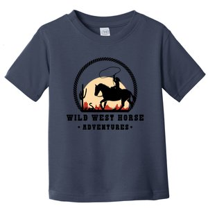 Wild West Horse Adventures Toddler T-Shirt