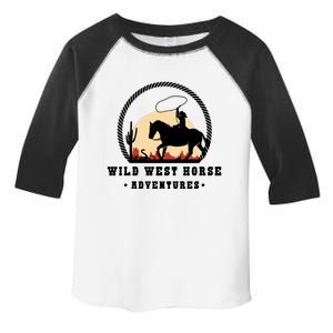 Wild West Horse Adventures Toddler Fine Jersey T-Shirt