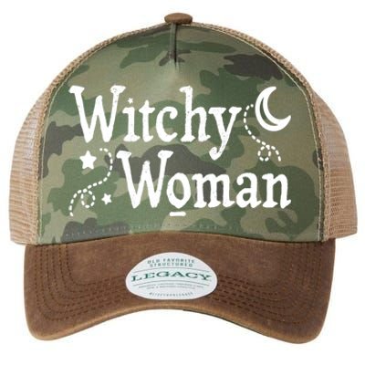 Witchy Woman Halloween Wiccan Follower Pagan Ritual Legacy Tie Dye Trucker Hat