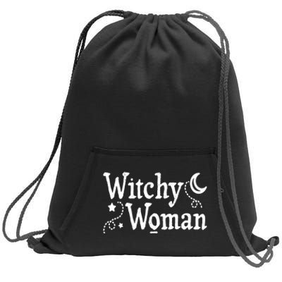 Witchy Woman Halloween Wiccan Follower Pagan Ritual Sweatshirt Cinch Pack Bag