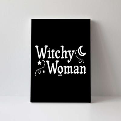 Witchy Woman Halloween Wiccan Follower Pagan Ritual Canvas