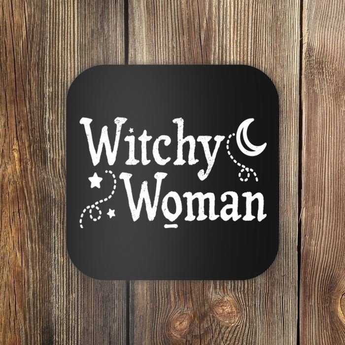 Witchy Woman Halloween Wiccan Follower Pagan Ritual Coaster