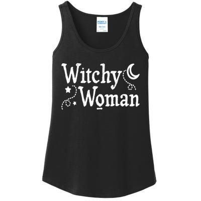 Witchy Woman Halloween Wiccan Follower Pagan Ritual Ladies Essential Tank