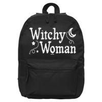 Witchy Woman Halloween Wiccan Follower Pagan Ritual 16 in Basic Backpack