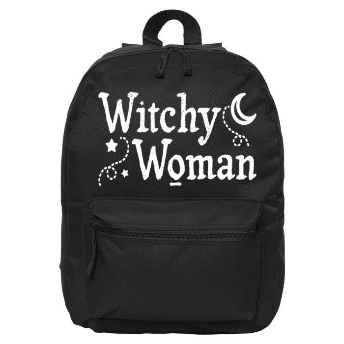 Witchy Woman Halloween Wiccan Follower Pagan Ritual 16 in Basic Backpack