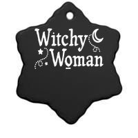 Witchy Woman Halloween Wiccan Follower Pagan Ritual Ceramic Star Ornament