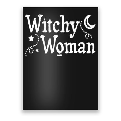 Witchy Woman Halloween Wiccan Follower Pagan Ritual Poster