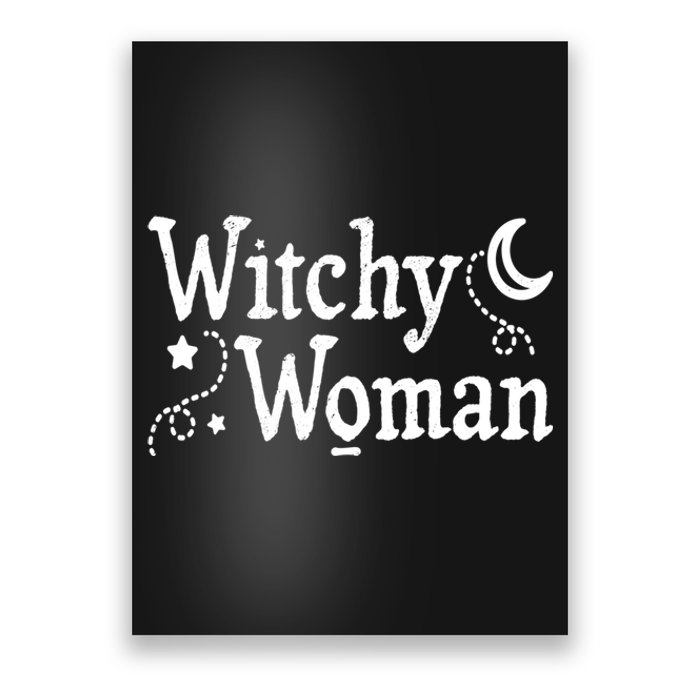 Witchy Woman Halloween Wiccan Follower Pagan Ritual Poster