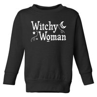 Witchy Woman Halloween Wiccan Follower Pagan Ritual Toddler Sweatshirt