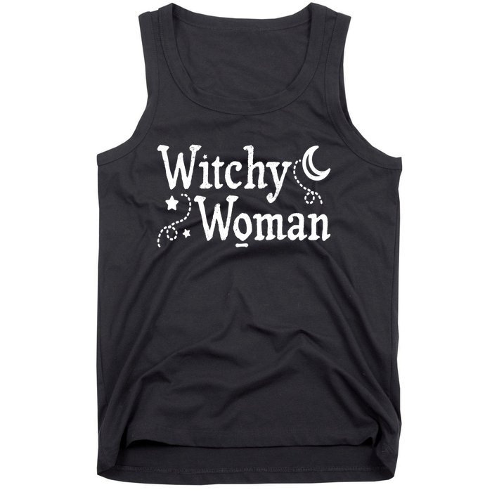 Witchy Woman Halloween Wiccan Follower Pagan Ritual Tank Top