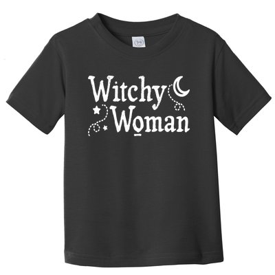 Witchy Woman Halloween Wiccan Follower Pagan Ritual Toddler T-Shirt