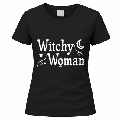 Witchy Woman Halloween Wiccan Follower Pagan Ritual Women's T-Shirt