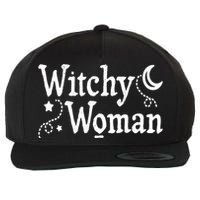 Witchy Woman Halloween Wiccan Follower Pagan Ritual Wool Snapback Cap