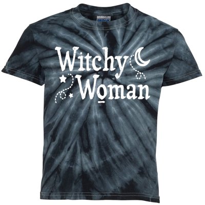 Witchy Woman Halloween Wiccan Follower Pagan Ritual Kids Tie-Dye T-Shirt