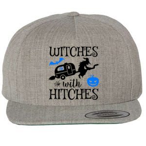 Witches With Hitches Rv Camping Costume Idea Nature Gift Wool Snapback Cap