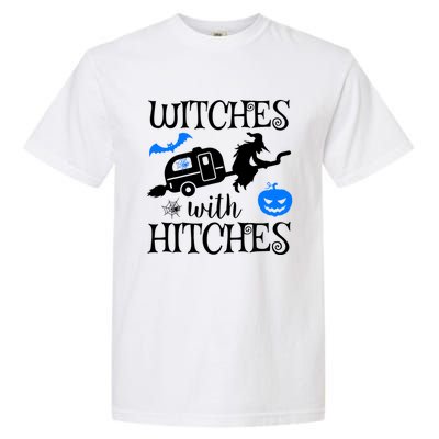 Witches With Hitches Rv Camping Costume Idea Nature Gift Garment-Dyed Heavyweight T-Shirt