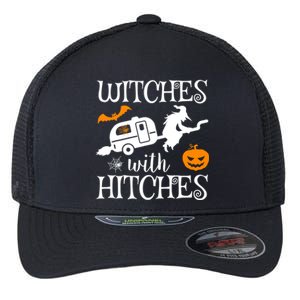 Witches With Hitches Rv Camping Costume Idea Nature Gift Flexfit Unipanel Trucker Cap