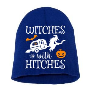 Witches With Hitches Rv Camping Costume Idea Nature Gift Short Acrylic Beanie