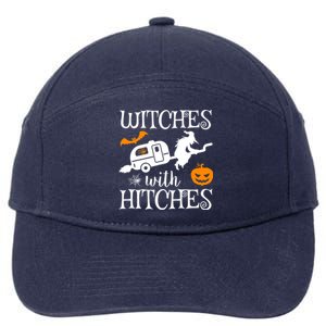 Witches With Hitches Rv Camping Costume Idea Nature Gift 7-Panel Snapback Hat