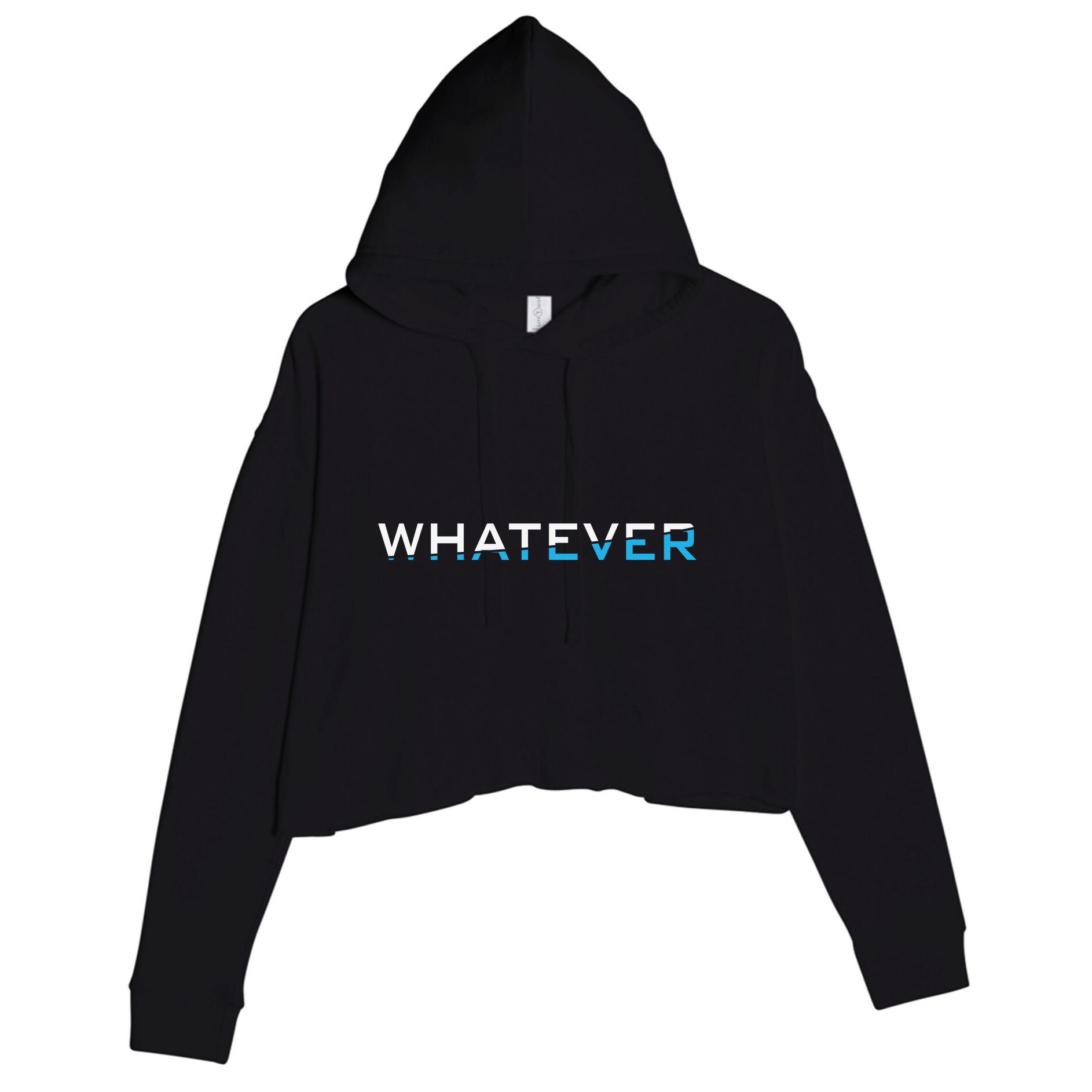 Whatever Crop Fleece Hoodie