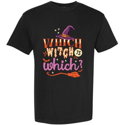 Which Witch Is Which Halloween English Teacher Garment-Dyed Heavyweight T-Shirt