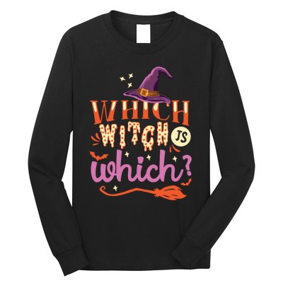 Which Witch Is Which Halloween English Teacher Long Sleeve Shirt