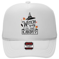 Witch Way Is The Candy Funny Halloween Hat