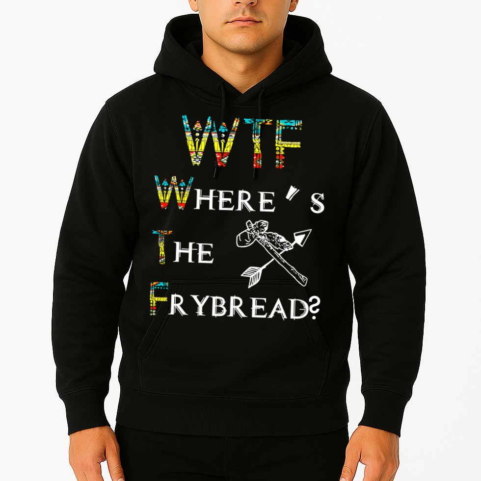 WTF Where Is The Fry Bread Funny Sarcasm Boy Girl Gift Hoodie
