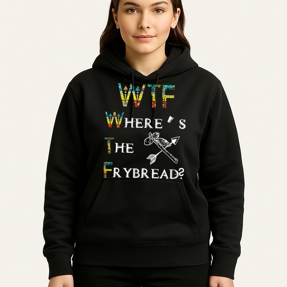 WTF Where Is The Fry Bread Funny Sarcasm Boy Girl Gift Hoodie