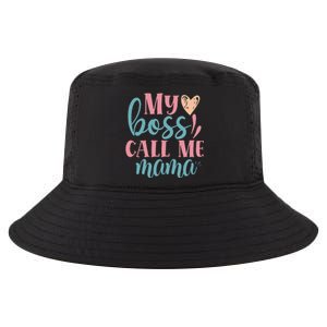 Womens Women I Mother's Day Women's Day I My Boss Call Me Mama Cool Comfort Performance Bucket Hat