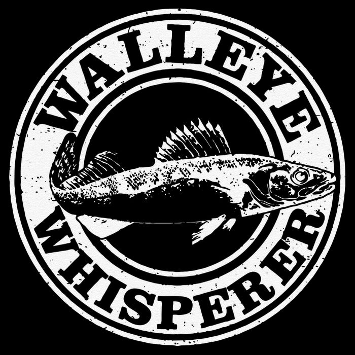 Walleye Whisperer Ice Fishing Freshwater Fish Fisherman Drawstring Bag