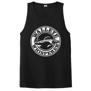 Walleye Whisperer Ice Fishing Freshwater Fish Fisherman PosiCharge Competitor Tank