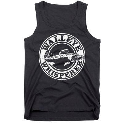 Walleye Whisperer Ice Fishing Freshwater Fish Fisherman Tank Top