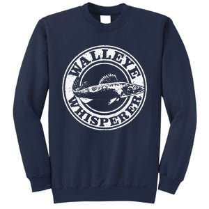 Walleye Whisperer Ice Fishing Freshwater Fish Fisherman Sweatshirt