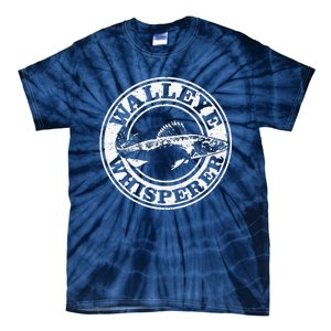 Walleye Whisperer Ice Fishing Freshwater Fish Fisherman Tie-Dye T-Shirt