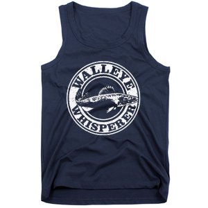 Walleye Whisperer Ice Fishing Freshwater Fish Fisherman Tank Top