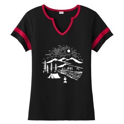 Wilderness Ladies Halftime Notch Neck Tee