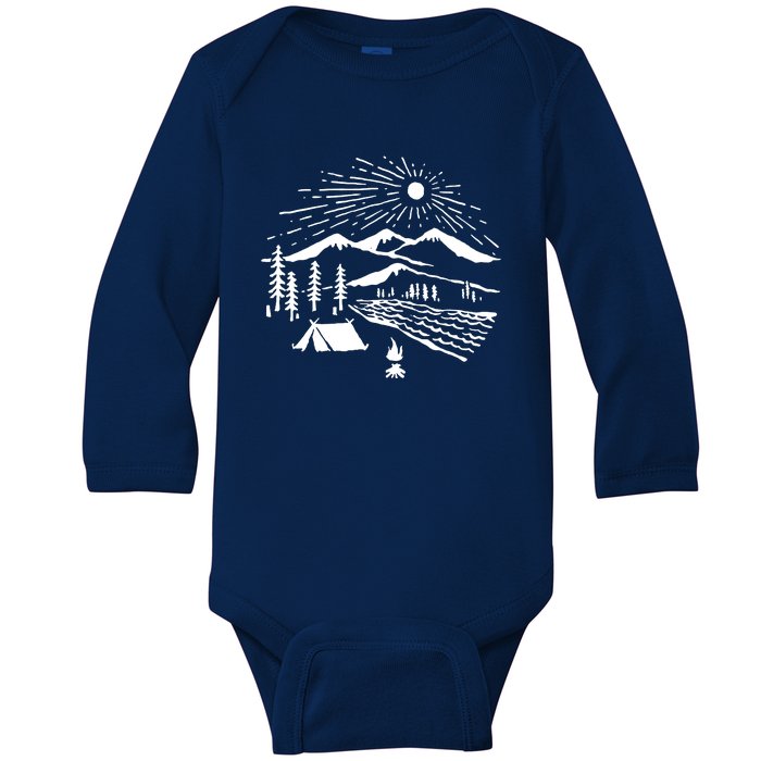 Wilderness Baby Long Sleeve Bodysuit