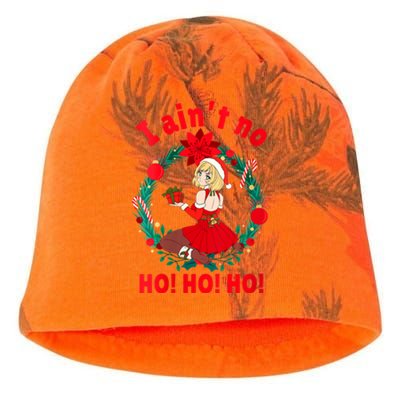 Womens Womens I Aint No Ho Ho Ho Shirt I Ain't No Ho Ho Ho Kati - Camo Knit Beanie